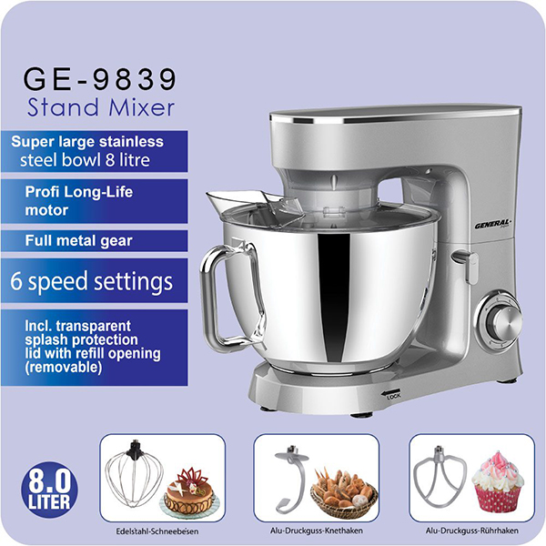 همزن کاسه دار جنرال ژاپن مدل GE-9839 - تصویر 2